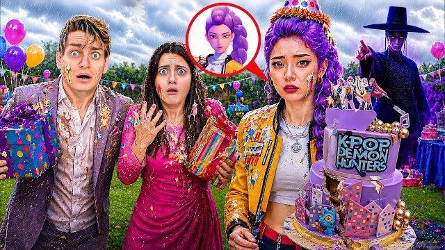 🎂 ДЕНЬ РОЖДЕНИЯ Руми Розововали! 👹 Кто Испортил Праздник K-POP? 🏹 Квест в Лесу! ✨