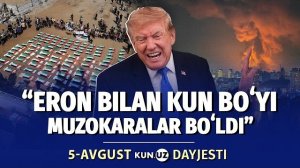 🍿 Gʻazodagi 112 jasad va Kiyev uzra ballistik raketalar – kun dayjesti