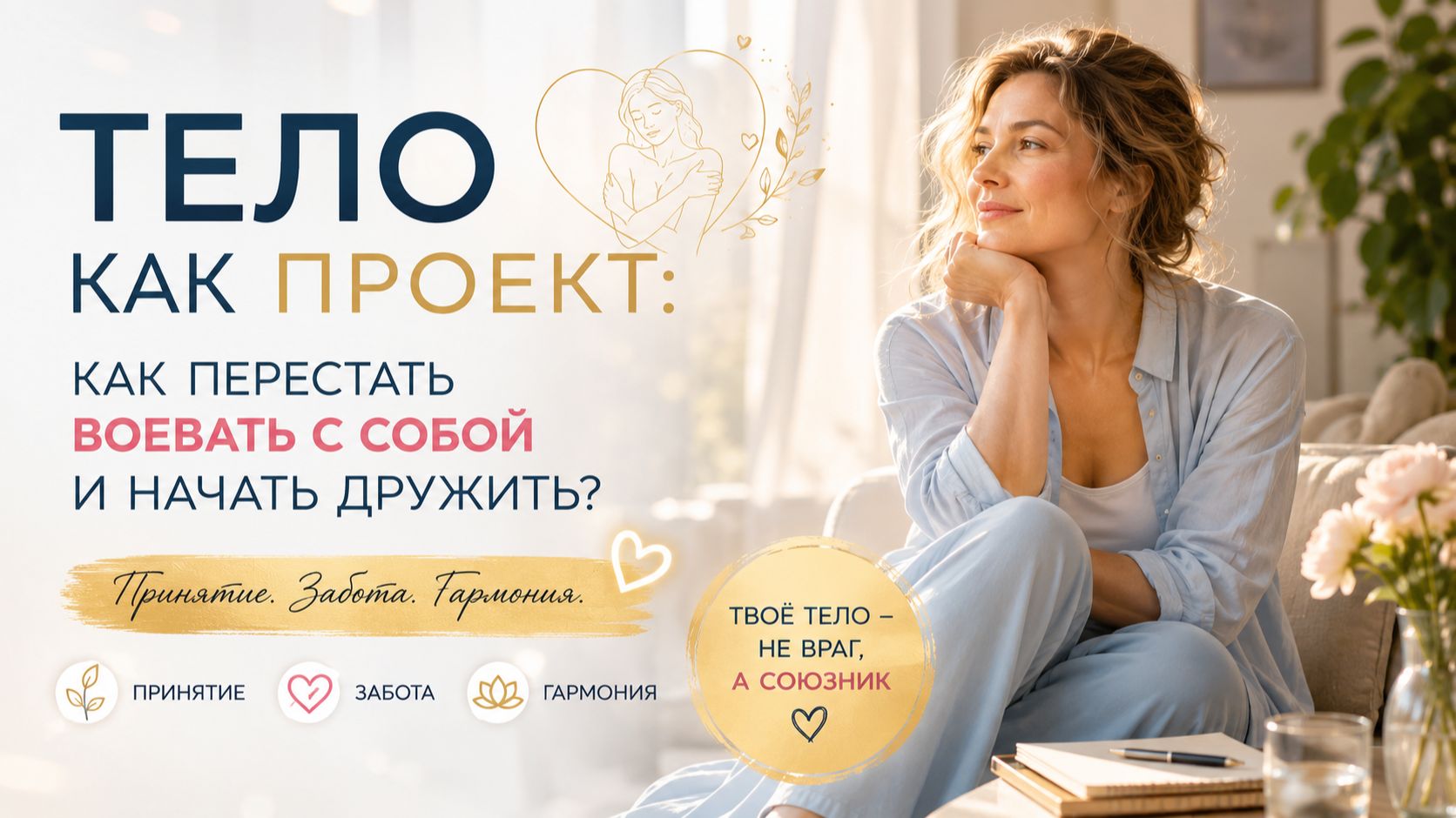 Тело как проект: как перестать воевать с собой и начать дружить?