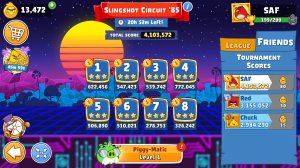 Angry Birds Friends. Slingshot Circuit '85 (05.08.2026). Все уровни 3 звезды. Прохождение от SAFa