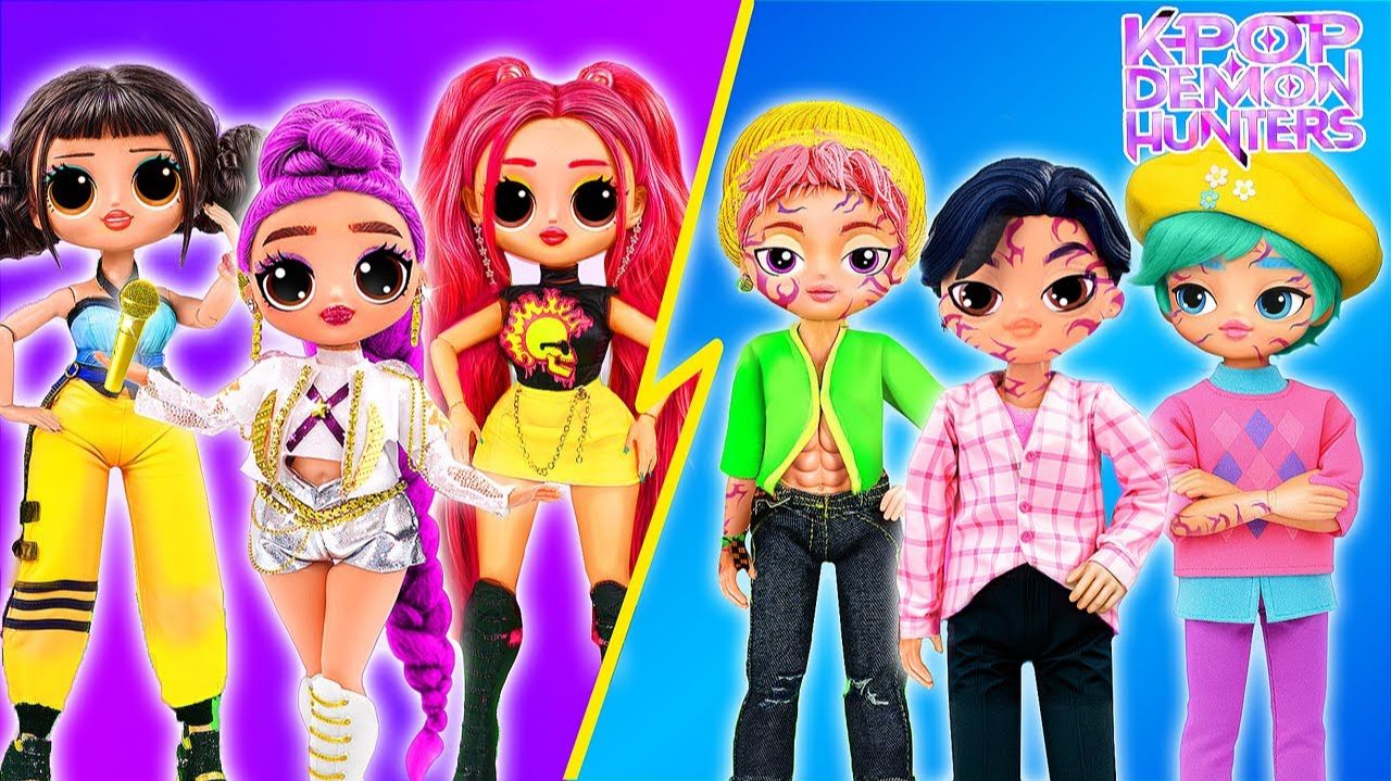 Хантрикс VS Саджа Бойз! Кейпоп   Охотницы на демонов!