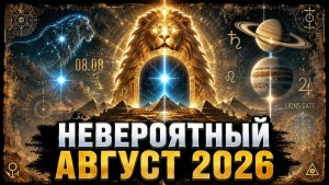 УСПЕЙ ДО 8 АВГУСТА: Львиные Ворота открыты! Это случается раз в десятилетия.❤️ Ты готов?