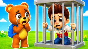😭ЗАЧЕМ РАЙДЕРА ПОСАДИЛИ ЗА РЕШЕТКУ В ИГРЕ СУПЕР МИШКА SUPER BEAR ADVENTURE