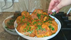Баклажаны с фаршем в кляре.
