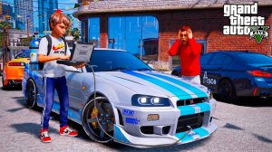 НАШЛИ ЗАРЯЖЕННЫЙ NISSAN GT-R R34 ИЗ ФОРСАЖА! ВОССТАНОВИЛИ ЛЕГЕНДУ ГОНОК! ШКОЛЬНЫЕ БУДНИ ГТА 5