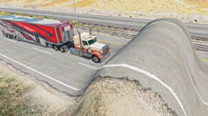 Мультик_ Тачки против Огромной Лежачей Полиции — BeamNG.drive