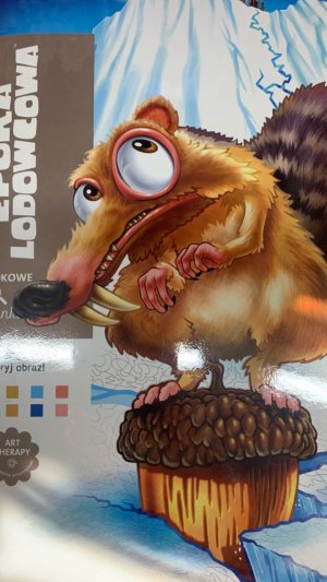 Обзор и раскрашивание картинки в Hachette EPOKA LODOWCOWA