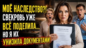 Истории из жизни | Свекровь делила моё наследство, но проиграла | Аудио рассказы | Жизненные истории