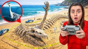 🐙 Нашли СКЕЛЕТ Hand Sea Monster на Пляже! 😱 Кто сожрал Монстра? 🚢 Квест под Водой! 🗺️