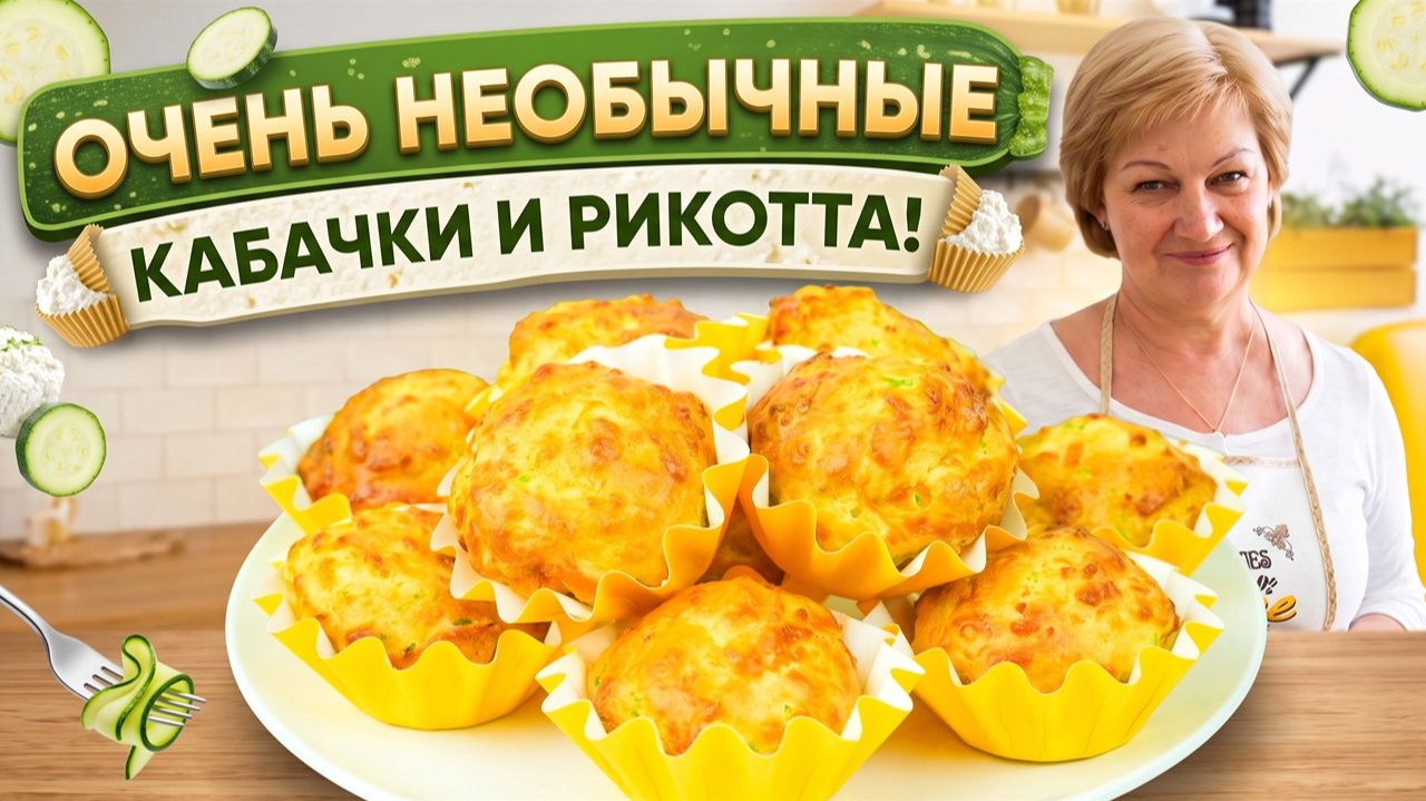 Моё открытие: зачем рикотта кабачковым маффинам