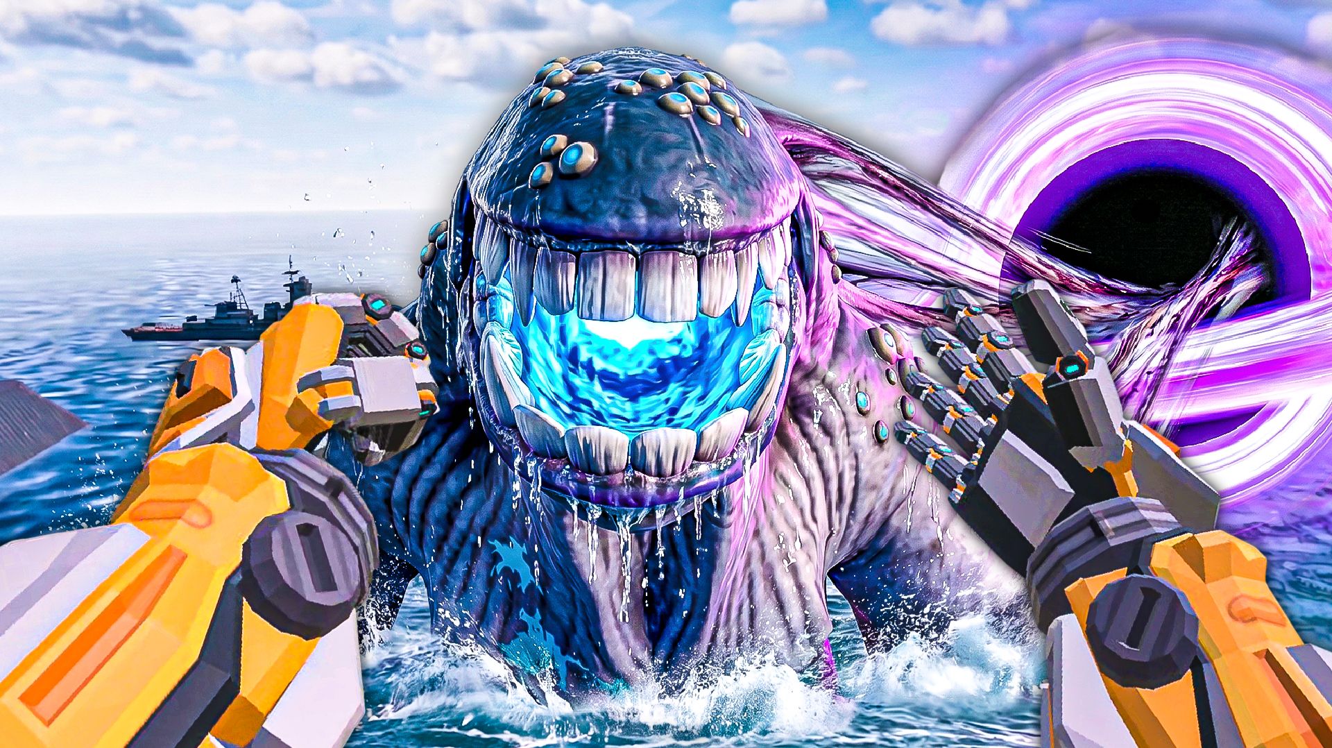 КАЙДЗЮ VR УПРАВЛЯЕТ ЧЕРНОЙ ДЫРОЙ И ЕГО НЕВОЗМОЖНО ПОБЕДИТЬ - Kaiju Battle Simulator VR