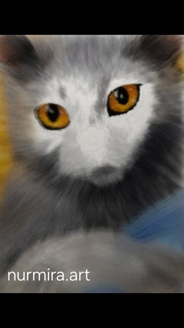 Создание картины шерстью 