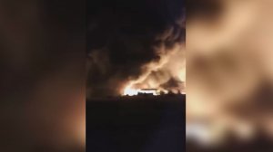 Масштабные пожары в Киеве после прилетов