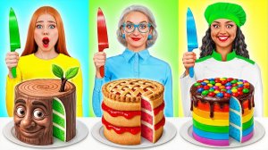 Кулинарный Челлендж# Я против Бабушки # Удивительные Кухонные Трюки