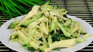 Салат «Стесняшка» всего 3 продукта в составе, а вкусный какой! Все дело в заправке  Вкусные Советы