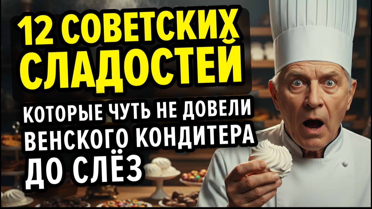 Он смеялся над этими советскими десертами но то что случилось после дегустации...