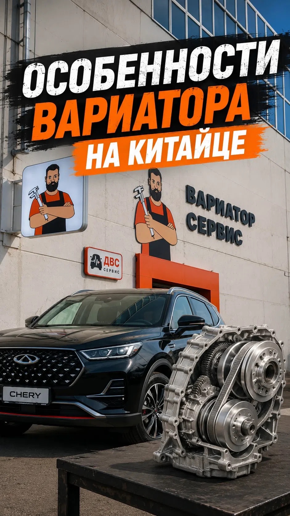 Особенности вариаторов на китайских автомобилях!