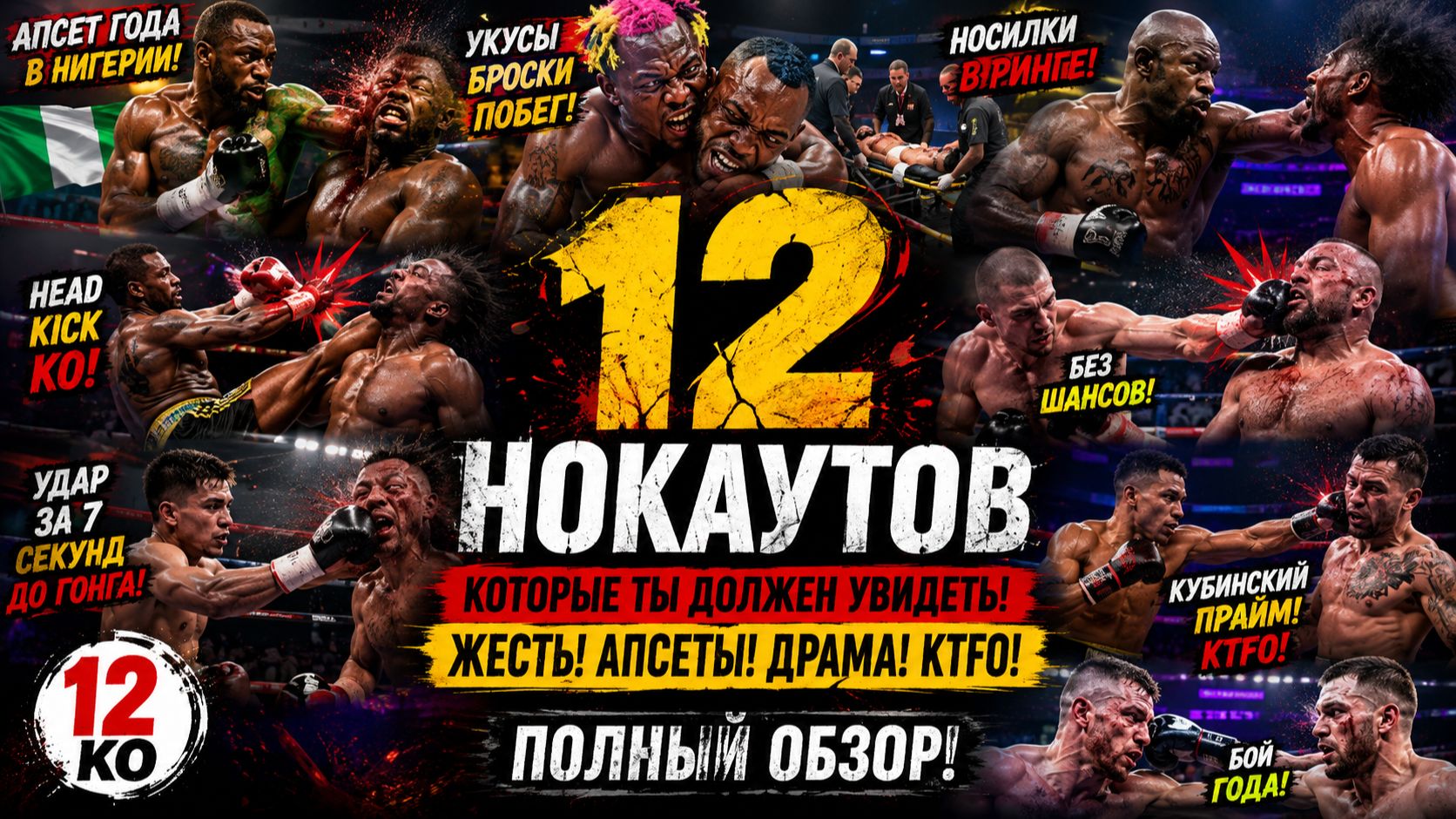УШЛИ В ГЛУХОЙ НОКАУТ! 😱 12 Нокаутов, Которые ШОКИРОВАЛИ Мир Бокса и ММА!