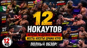 УШЛИ В ГЛУХОЙ НОКАУТ! 😱 12 Нокаутов, Которые ШОКИРОВАЛИ Мир Бокса и ММА!