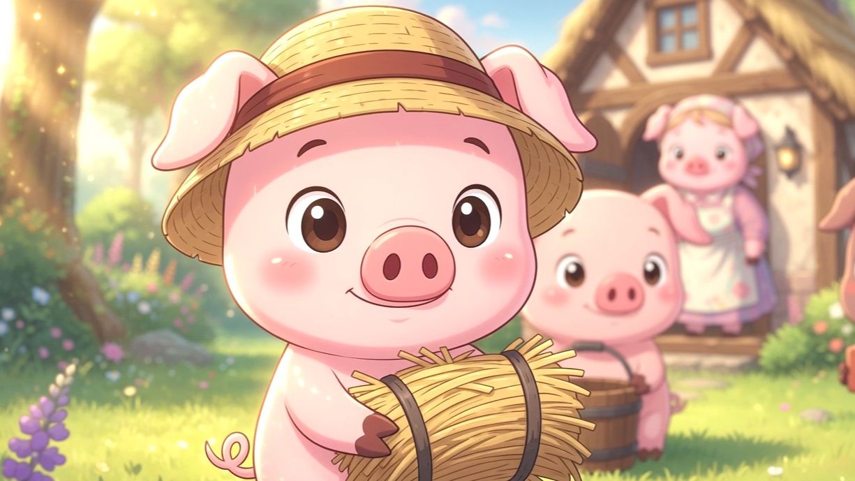Три поросёнка 🐷 | 1 серия | Поросята строят свои домики | Добрая сказка для детей
