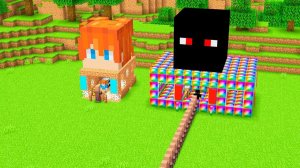 НООБ ПРОТИВ ПРОФИ В БИТВЕ МАГАЗИНОВ MINECRAFT!