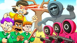 ИГРА С КАЛЬМАРАМИ： гражданская война... (Мультяшная анимация)
