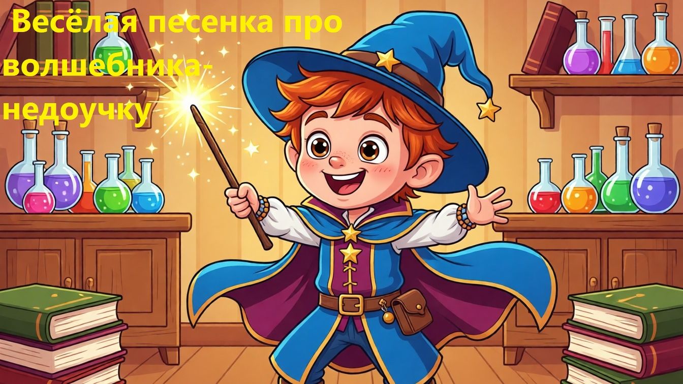 😂 Весёлая песенка про волшебника-недоучку