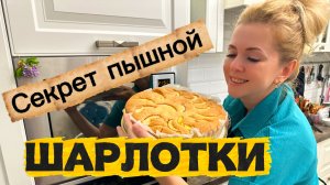 Шарлотка!💛 Самый вкусный и простой рецепт!  Пирог с яблоками!🍏🍎