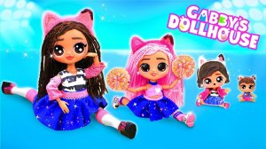 Gabby's Dollhouse Взросление Габби черлидерши! Поделки для кукол ЛОЛ