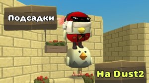 👌ГОДНЫЕ ПОДСАДКИ НА DUST2 В ЧИКЕН ГАН!!🐔