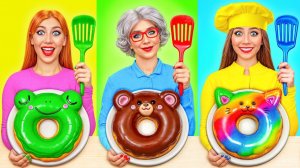 Кулинарный Челлендж# Я против Бабушки # Смешные Челленджи с Едой от Multi DO Challenge