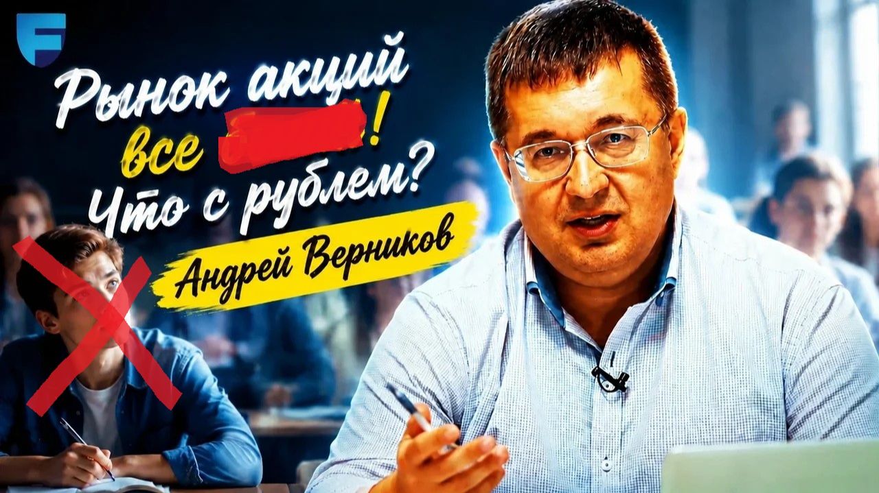 Рынок акций все выше! Что с рублем? Андрей Верников