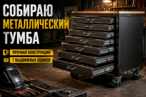 Изготовление металлического шкафа для инструментов