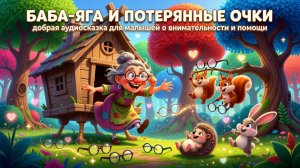 👵👓✨ Баба-Яга и потерянные очки — добрая аудиосказка для малышей о внимательности и помощи 🐾💖