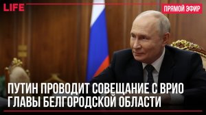 Путин проводит совещание с врио главы Белгородской области