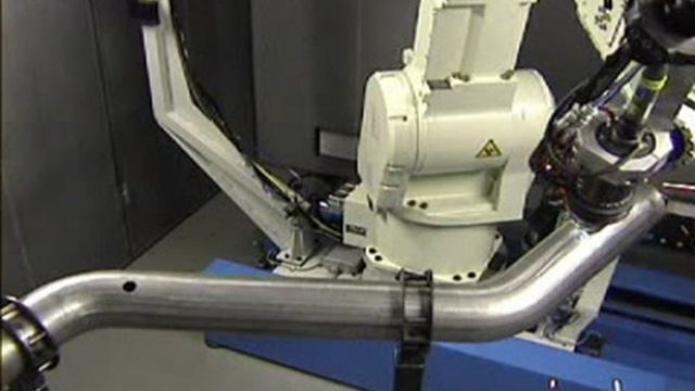TIESSE-лазерная резка труб роботом-Laser-Robot pipe cutting