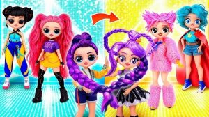 Преображение Хантрикс в Лили Лавбрейдс и Кисси Мисси! DIY для Руми, Миры и Зои!