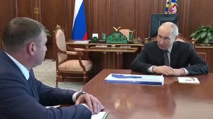 Александр Шуваев доложил Владимиру Путину о текущей работе