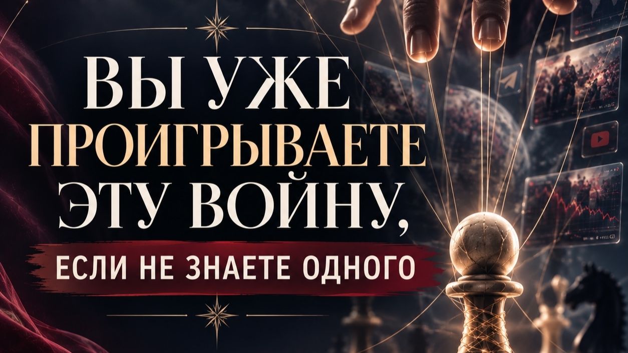 Идёт война, о которой вам не расскажут
