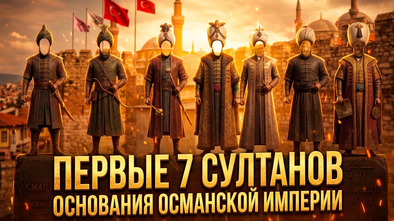 ОСМАНСКАЯ ИМПЕРИЯ: ВСЯ ИСТОРИЯ ПЕРВЫХ 7 ПРАВИТЕЛЕЙ В ОДНОМ ВИДЕО