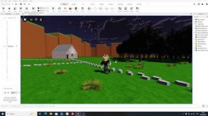 день 4 разработки игры в роблокс студио (начел скриптить