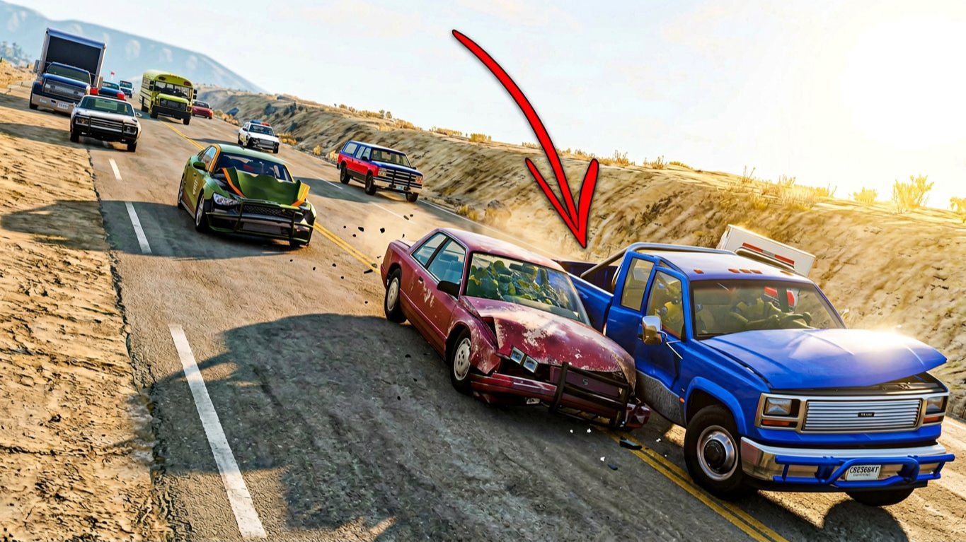 🚗💥 Гонки на выживание #3🔥 | BeamNG| Мультики