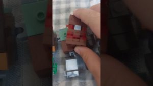 ЛЕГО майнкрафт данженс самодельные фигурки
