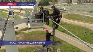 Повреждённый канат на воздушной переправе Нижний Новгород — Бор планируют восстановить за месяц