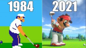 Эволюция серии игр Mario Golf [1984-2021]