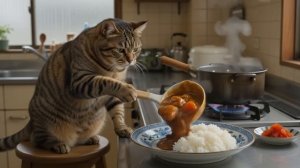 КОТИК ГОТОВИТ ЕДУ СМЕШНОЕ ВИДЕО