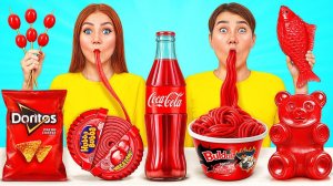 Красная Еда Челлендж # Сумасшедший Челлендж c Multi DO Challenge