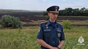 Огонь уничтожает поля на Ставрополье
