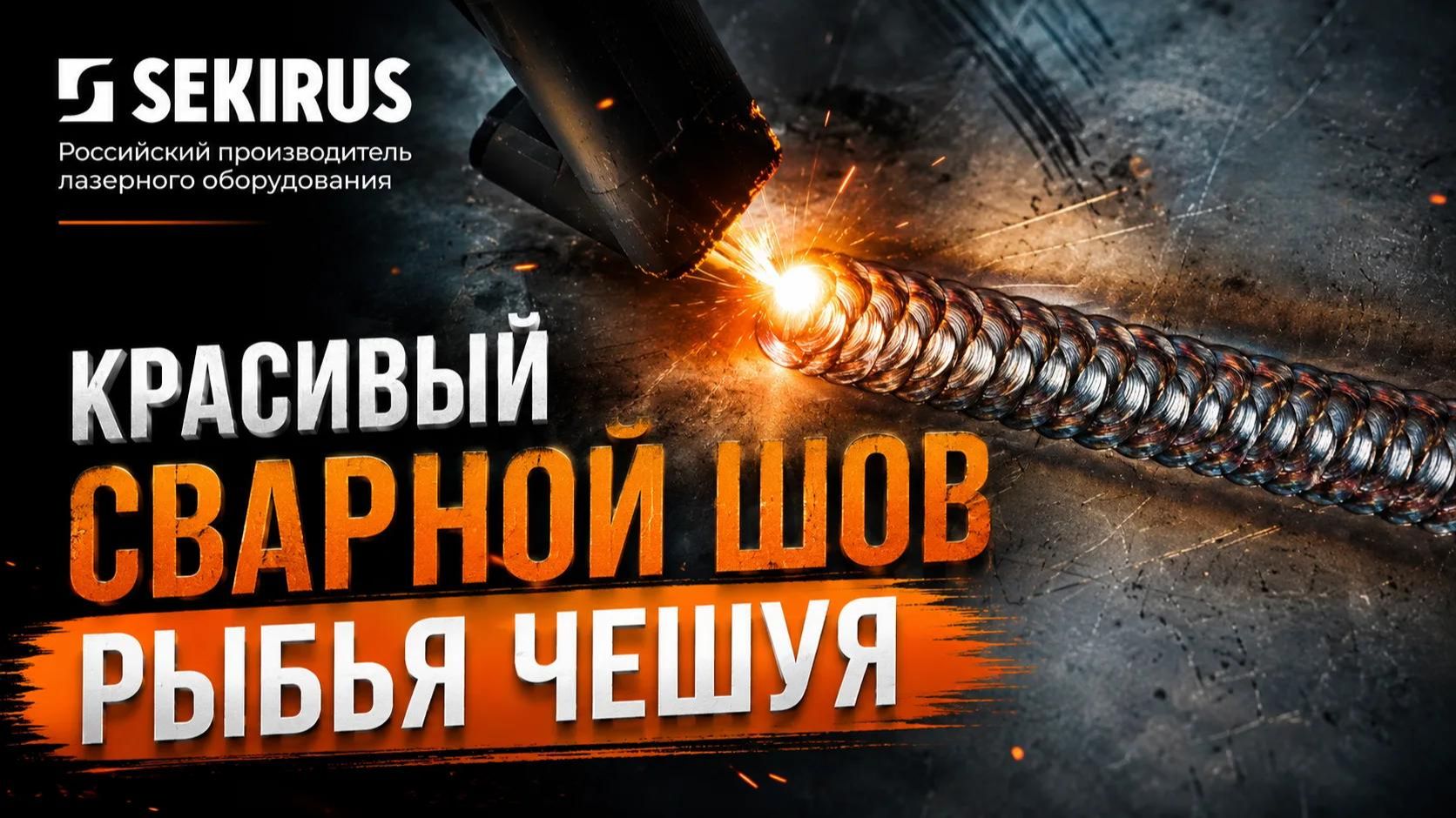 Почувствуй сварочную ванну в лазере. Новый уровень лазерной сварки от SEKIRUS