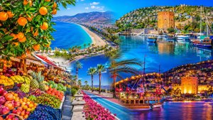 ☀️Аланья 5 августа — прогулка по рынку,набережной,порту 🌴🌊 Турция 2026.
